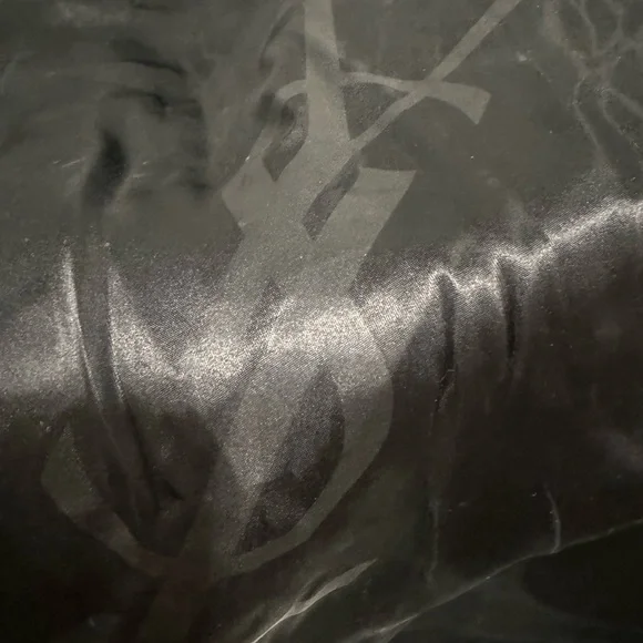 Yves Saint Laurent Shiny Black Shoulder Bag with Silver Accents - Picture 5 of 16